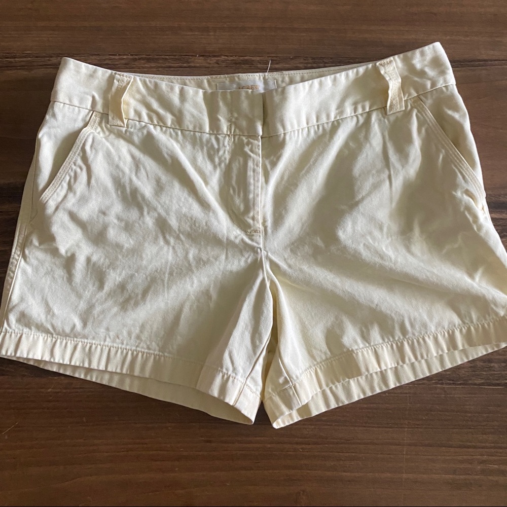 J. Crew Yellow City Fit Chinos 12